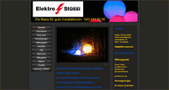 Desktop Screenshot of elektro-stuessi.ch