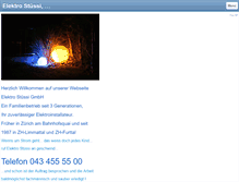 Tablet Screenshot of elektro-stuessi.ch